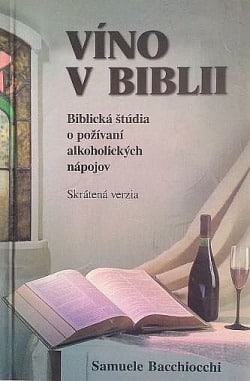 Víno v Biblii je dílo, které by mělo pomoci lidem objevit silná morální přesvědčení, která jsou potřebná k odolání tlaku společnosti. Po pečlivém výzkumu, který sepsání předcházel, kniha poukazuje na to, že Bible důsledně vyučuje naprostou abstinenci. Důkladná četba této knihy by tak mohla vyprovokovat revoluci v povaze nejednoho křesťana, co se týká jeho vztahu vůči alkoholickým nápojům.