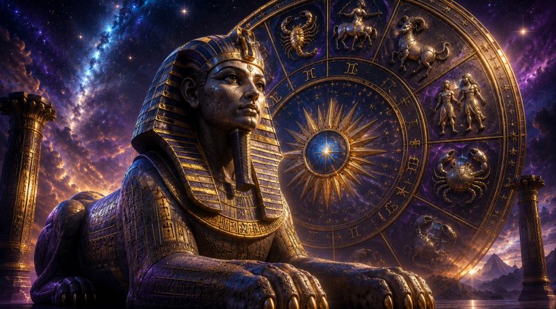 Zverokruh, Mazzaroth, sfinga, staroveký Egypt, súhvezdia, dekany a biblické znamenia na nebi