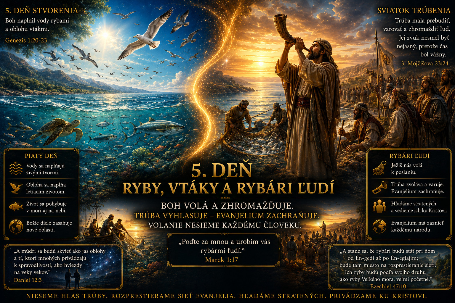 5.deň stvorenia 5.den stvorenia