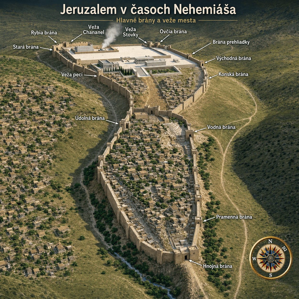 Jeruzalém za čias Nehemiáša Jeruzalem za cias Nehemiasa