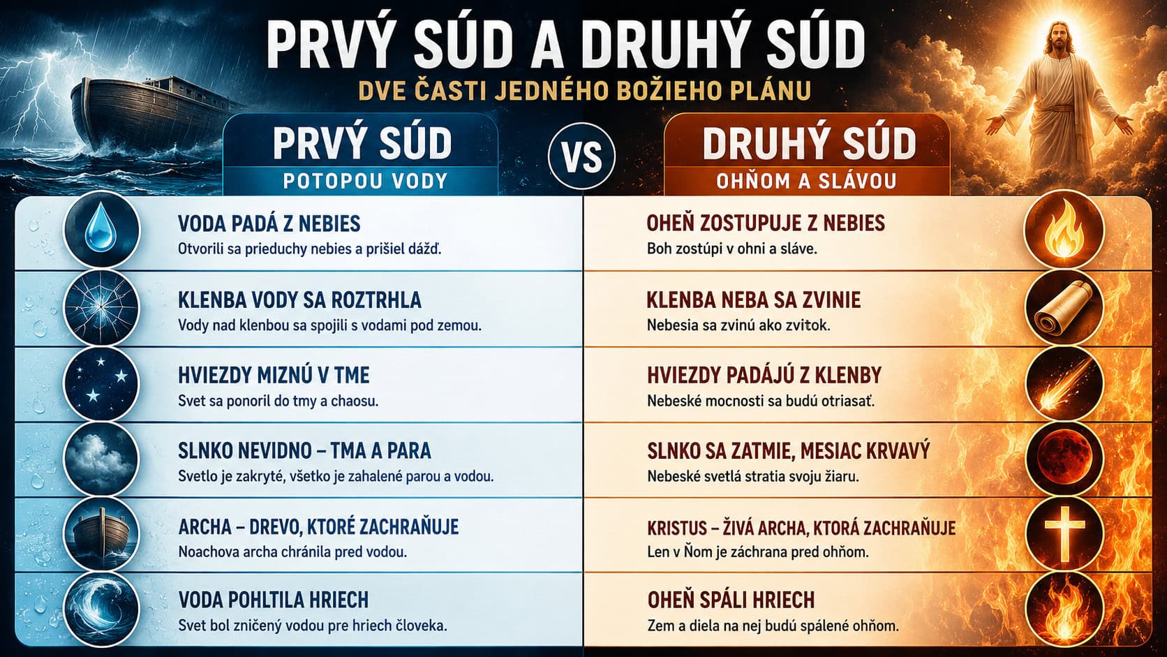 Potopa vs Oheň – Prvý a druhý súd Zeme Potopa vs Ohen Prvy a druhy sud Zeme